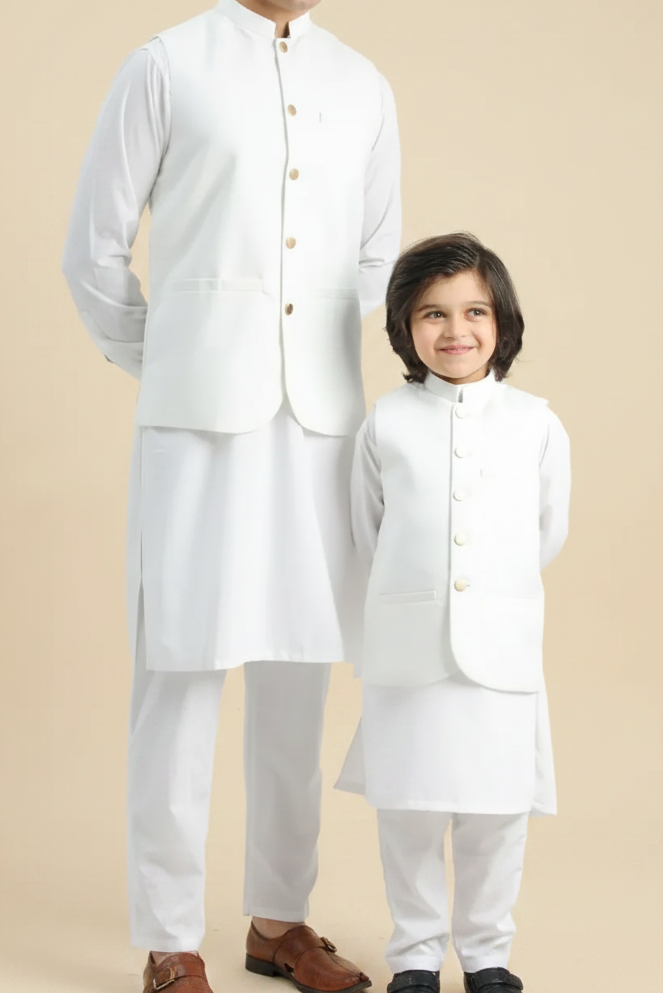 same waistcoat and shalwar kmeez