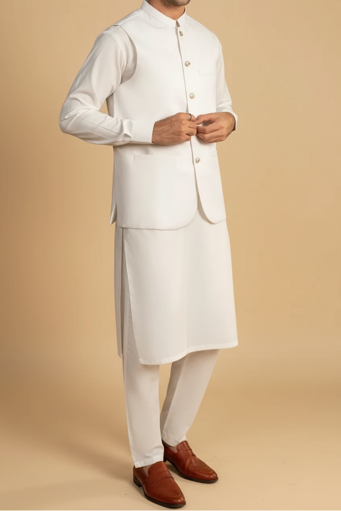 same waistcoat and shalwar kmeez